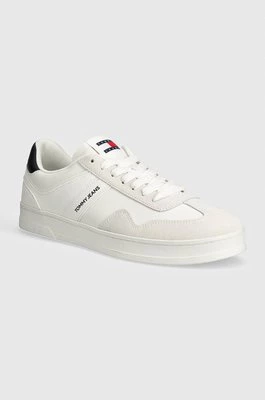 Tommy Jeans sneakersy TJM LEATHER RETRO CUPSOLE kolor biały EM0EM01414