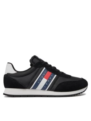 Tommy Jeans Sneakersy Tjm Runner Casual Ess EM0EM01351 Czarny