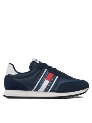 Tommy Jeans Sneakersy Tjm Runner Casual Ess EM0EM01351 Granatowy