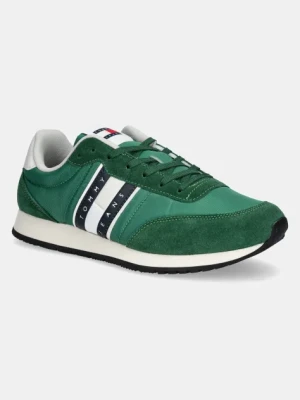 Zdjęcie produktu Tommy Jeans sneakersy TJM RUNNER CASUAL ESS kolor zielony EM0EM01351