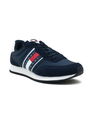 Tommy Jeans Sneakersy TJM RUNNER CASUAL ESS | z dodatkiem skóry