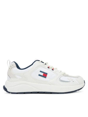 Tommy Jeans Sneakersy Tjm Runner EM0EM01581 Écru Kremowy
