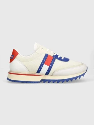 Tommy Jeans sneakersy TJM RUNNER TRANSLUCENT kolor beżowy EM0EM01219