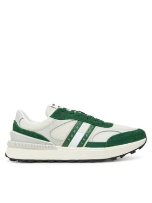 Tommy Jeans Sneakersy Tjm Technical Runner Ess EM0EM01537 Zielony