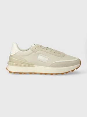 Tommy Jeans sneakersy TJM TECHNICAL RUNNER kolor beżowy EM0EM01265