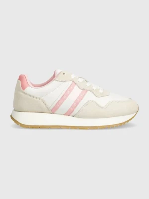 Tommy Jeans sneakersy TJW EVA RUNNER MAT MIX ESS kolor beżowy EN0EN02510