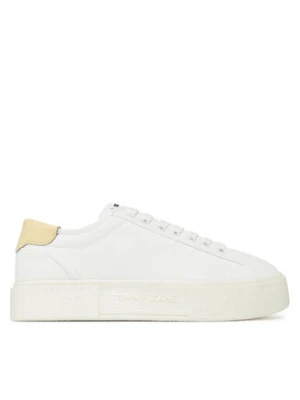 Tommy Jeans Sneakersy Tjw Flatform Canvas Sneaker EN0EN02792 Écru