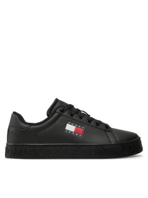 Tommy Jeans Sneakersy Tjw Logo Outsole Sneaker Ess EN0EN02703 Czarny