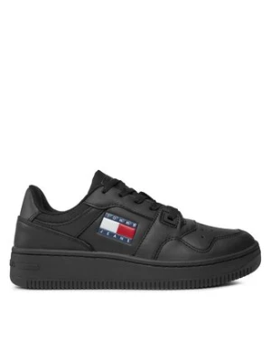 Tommy Jeans Sneakersy Tjw Retro Basket Ess EN0EN02505 Czarny