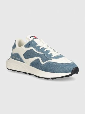 Zdjęcie produktu Tommy Jeans sneakersy TJW RETRO RUNNER DENIM kolor niebieski EN0EN02655