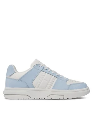 Tommy Jeans Sneakersy Tjw Skate Sneaker Mat Mix EN0EN02501 Błękitny