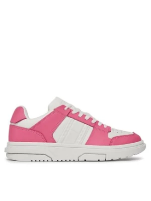 Tommy Jeans Sneakersy Tjw Skate Sneaker Mat Mix EN0EN02501 Różowy