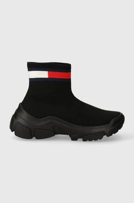Tommy Jeans sneakersy TJW SOCK BOOT kolor czarny EN0EN02446