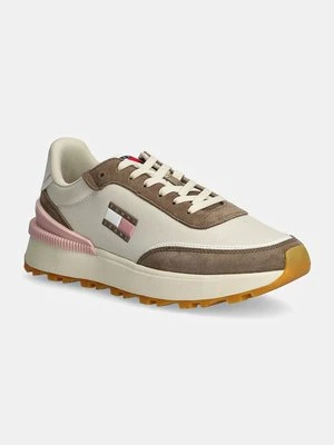 Tommy Jeans sneakersy TJW TECH RUNNER ESS kolor beżowy EN0EN02511