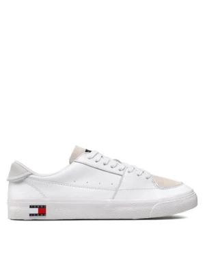 Tommy Jeans Sneakersy Vulcanized Ess EM0EM01106 Biały