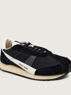 Tommy Jeans Sneakersy | zamsz czarny