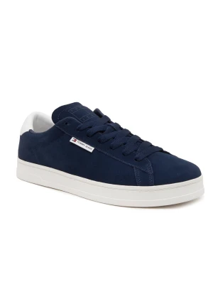 Tommy Jeans Sneakersy | zamsz granatowy