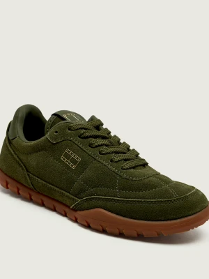 Tommy Jeans Sneakersy | zamsz zielony