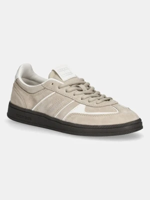 Tommy Jeans sneakersy zamszowe THE GREENWICH EDGE damskie kolor beżowy EN0EN02838