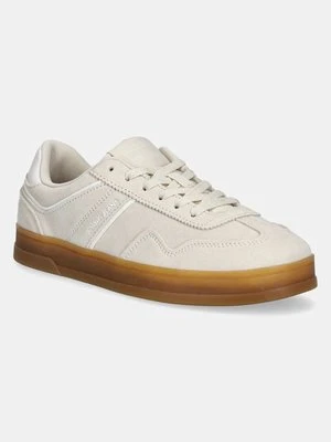 Tommy Jeans sneakersy zamszowe THE GREENWICH SUEDE kolor beżowy EN0EN02696