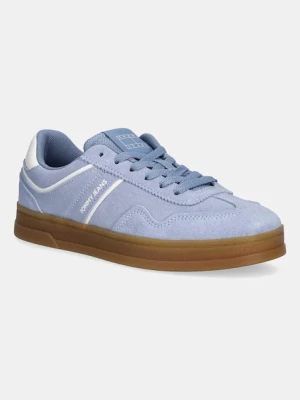Tommy Jeans sneakersy zamszowe THE GREENWICH SUEDE kolor niebieski EN0EN02696