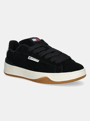 Tommy Jeans sneakersy zamszowe TJW SKATE SNEAKER kolor czarny EN0EN02677