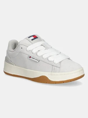 Tommy Jeans sneakersy zamszowe TJW SKATE SNEAKER kolor szary EN0EN02677