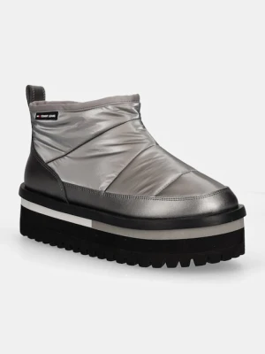 Tommy Jeans śniegowce TJW NYLON FLATFORM BOOT WL
