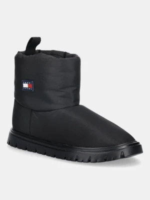 Tommy Jeans śniegowce TJW SNOW BOOT kolor czarny EN0EN02823