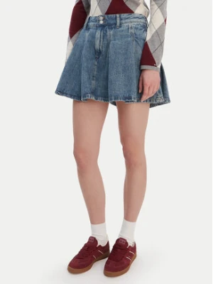 Tommy Jeans Spódnica jeansowa DW0DW21992 Niebieski Regular Fit