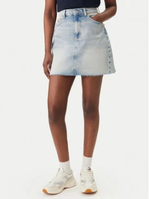 Tommy Jeans Spódnica jeansowa DW0DW22716 Błękitny Mom Fit