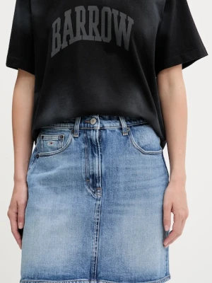 Tommy Jeans spódnica jeansowa kolor niebieski mini ołówkowa DW0DW20136