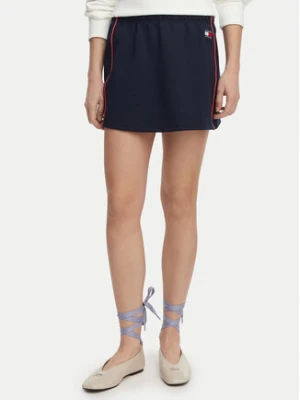 Tommy Jeans Spódnica mini Badge DW0DW22589 Granatowy Regular Fit