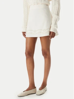 Tommy Jeans Spódnica mini DW0DW22297 Biały Regular Fit