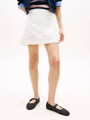 Tommy Jeans Spódnica | z dodatkiem lnu