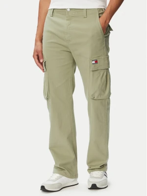 Tommy Jeans Spodnie cargo Otis Co DM0DM22403 Zielony Regular Fit