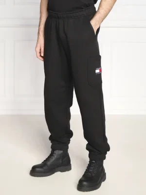 Tommy Jeans Spodnie dresowe BADGE | Regular Fit