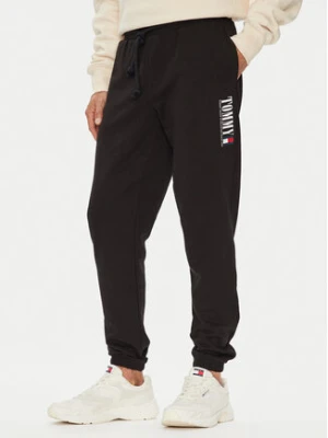 Tommy Jeans Spodnie dresowe Dna Graphic DM0DM22145 Czarny Slim Fit