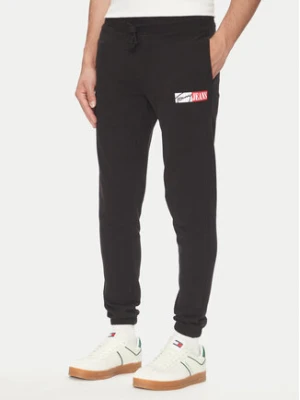 Tommy Jeans Spodnie dresowe Entry DM0DM20277 Czarny Slim Fit