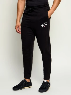 Tommy Jeans Spodnie dresowe | Slim Fit czarny