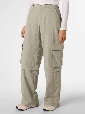 Tommy Jeans Spodnie Kobiety szary|zielony jednolity,