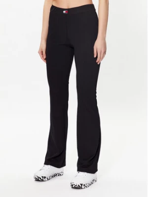 Tommy Jeans Spodnie materiałowe Badge DW0DW15373 Czarny Regular Fit