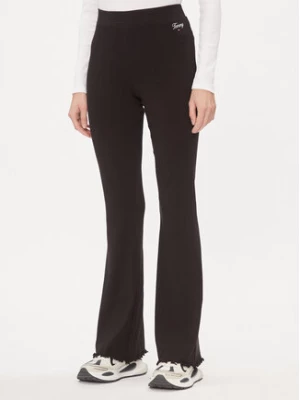 Tommy Jeans Spodnie materiałowe DW0DW17311 Czarny Flare Fit