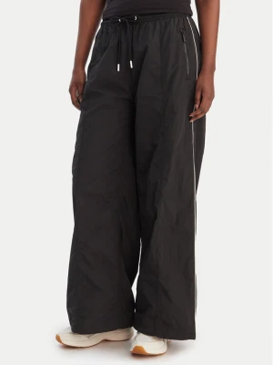 Tommy Jeans Spodnie materiałowe DW0DW22289 Czarny Wide Leg
