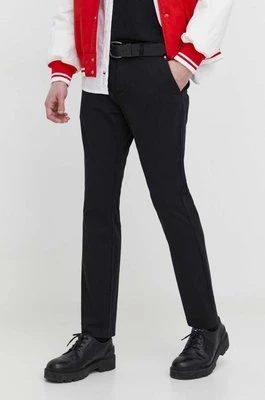 Tommy Jeans spodnie męskie kolor czarny dopasowane DM0DM19166