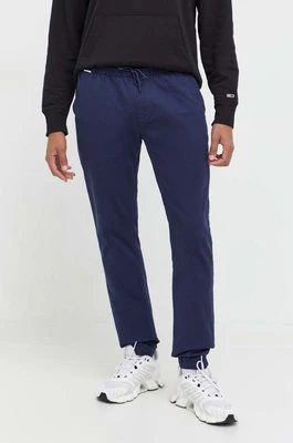 Tommy Jeans spodnie męskie kolor granatowy