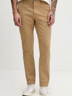 Tommy Jeans spodnie męskie kolor zielony dopasowane DM0DM22404