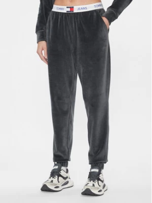 Tommy Jeans Spodnie piżamowe UW0UW04728 Szary Regular Fit