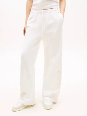 Tommy Jeans Spodnie | Relaxed fit | z dodatkiem lnu