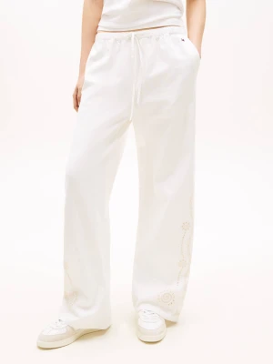Tommy Jeans Spodnie | Relaxed fit | z dodatkiem lnu